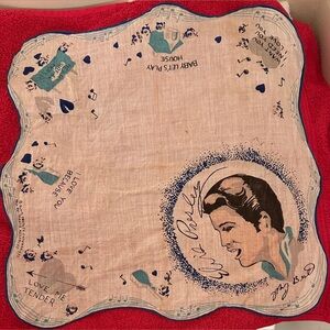 ELVIS PRESLEY HANDKERCHIEFt 1956 E.P.E. Original Vintage